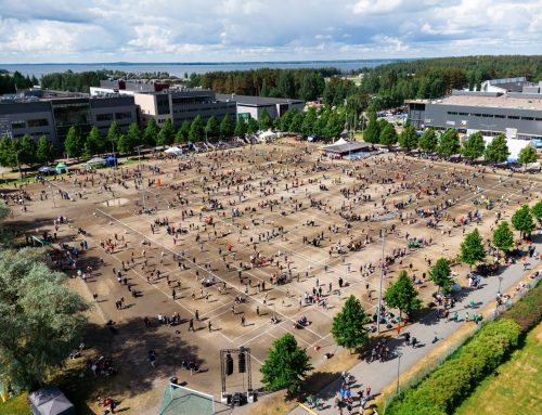 The joyful volleyball tournament for children and youth resonated in Joensuu’s Mehtimäki area!